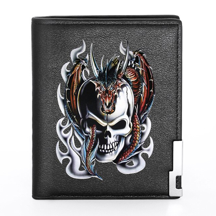 Кошелёк Дракон на черепе Кошелёк Дракон на черепе
