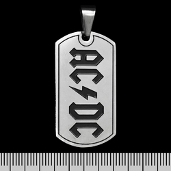 Кулон AC/DC (black logo) (ptsb-006) жетон