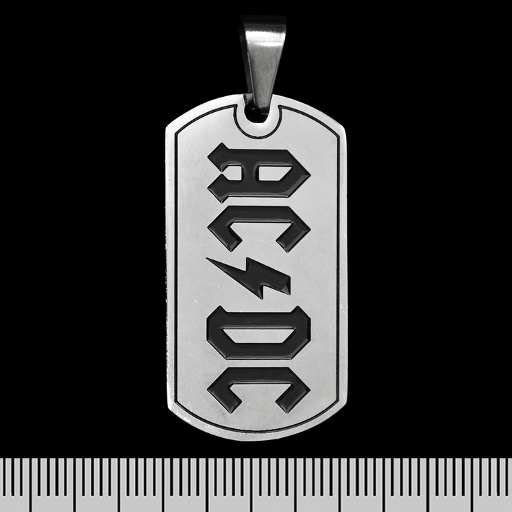 Кулон AC/DC (black logo) (ptsb-006) жетон Кулон AC/DC (black logo) (ptsb-006) жетон