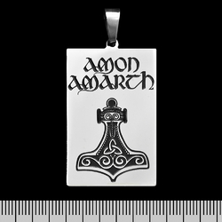 Кулон Amon Amarth (Thors Hammer) (ptsb-008) прямоугольный