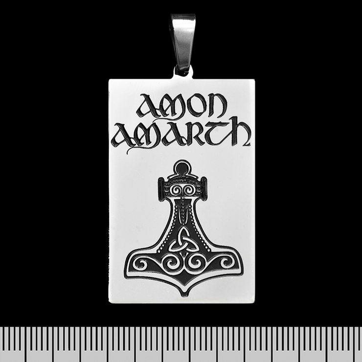 Кулон Amon Amarth (Thors Hammer) (ptsb-008) прямоугольный