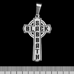 Кулон Black Sabbath (cross) (ptsb-016) фигурный