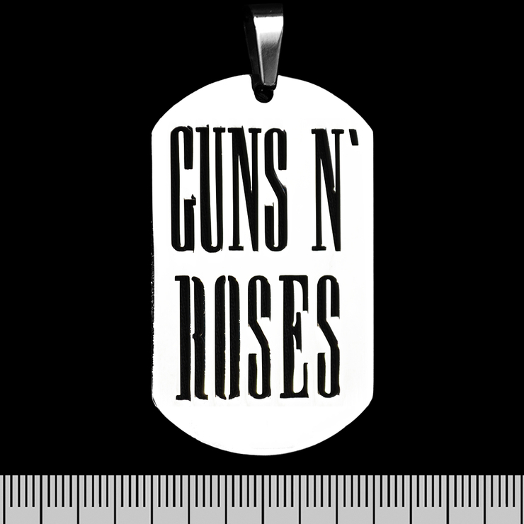 Кулон Guns N’ Roses (вырезанное лого) (ptsb-037) жетон Кулон Guns N’ Roses (вырезанное лого) (ptsb-037) жетон