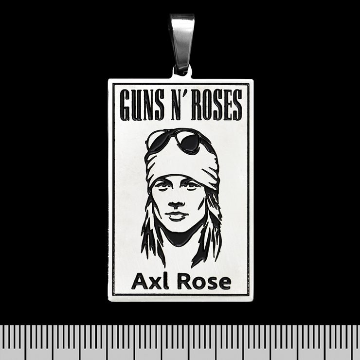 Кулон Guns N’ Roses (Axl Rose) (ptsb-039) прямоугольный Кулон Guns N’ Roses (Axl Rose) (ptsb-039) прямоугольный