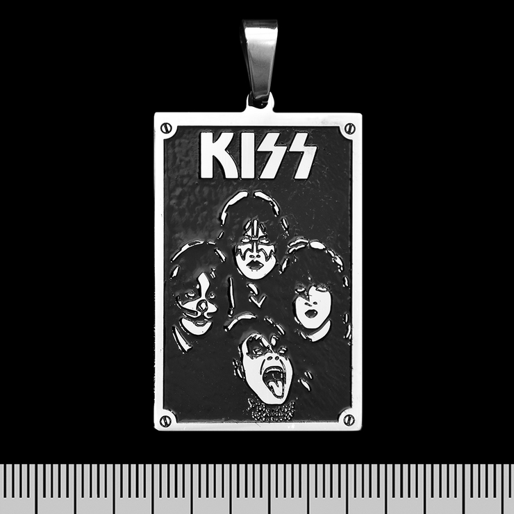 Кулон Kiss (band) (ptsb-050) прямокутний Кулон Kiss (band) (ptsb-050) прямокутний