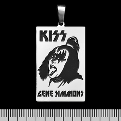 Кулон Kiss (Gene Simmons) (ptsb-051) прямоугольный
