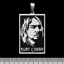 Кулон Nirvana (Kurt Cobain) (ptsb-077) прямокутний