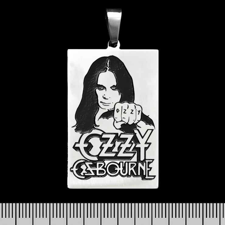 Кулон Ozzy Osbourne (ptsb-082) прямоугольный Кулон Ozzy Osbourne (ptsb-082) прямоугольный