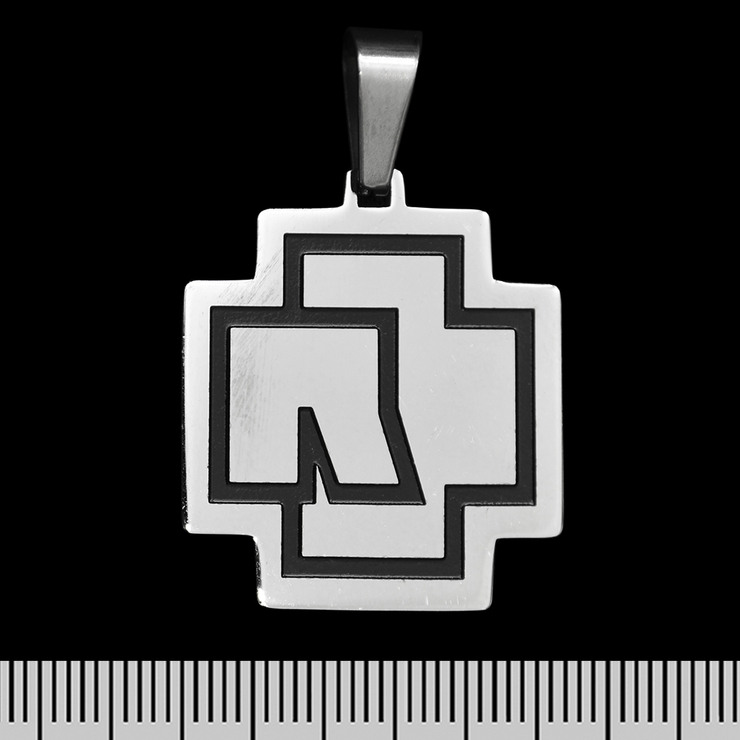 Кулон Rammstein (black logo) (ptsb-094) фігурний Кулон Rammstein (black logo) (ptsb-094) фігурний