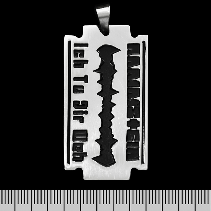 Кулон Rammstein "Ich Tu Dir Weh" (лезвие) (ptsb-096) фигурный