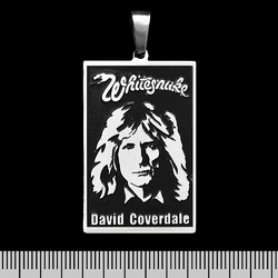 Кулон Whitesnake (David Coverdale) (ptsb-134) прямоугольный