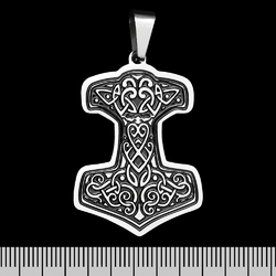 Кулон Молот Тора (кельтский узор) (ptsb-139) фигурный