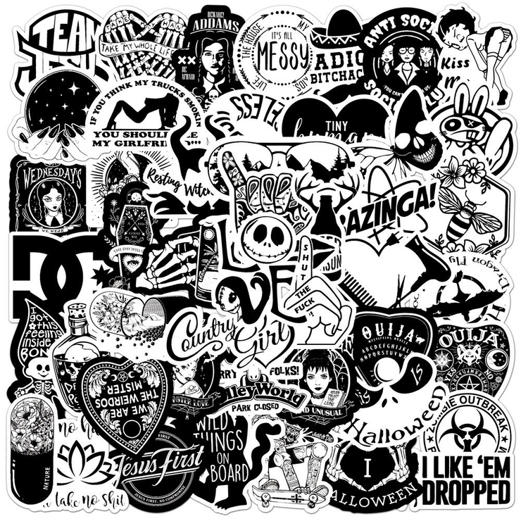 Набір стікерів Phrases in Pictures (stk-057) (50 шт.) Набір стікерів Phrases in Pictures (stk-057) (50 шт.)