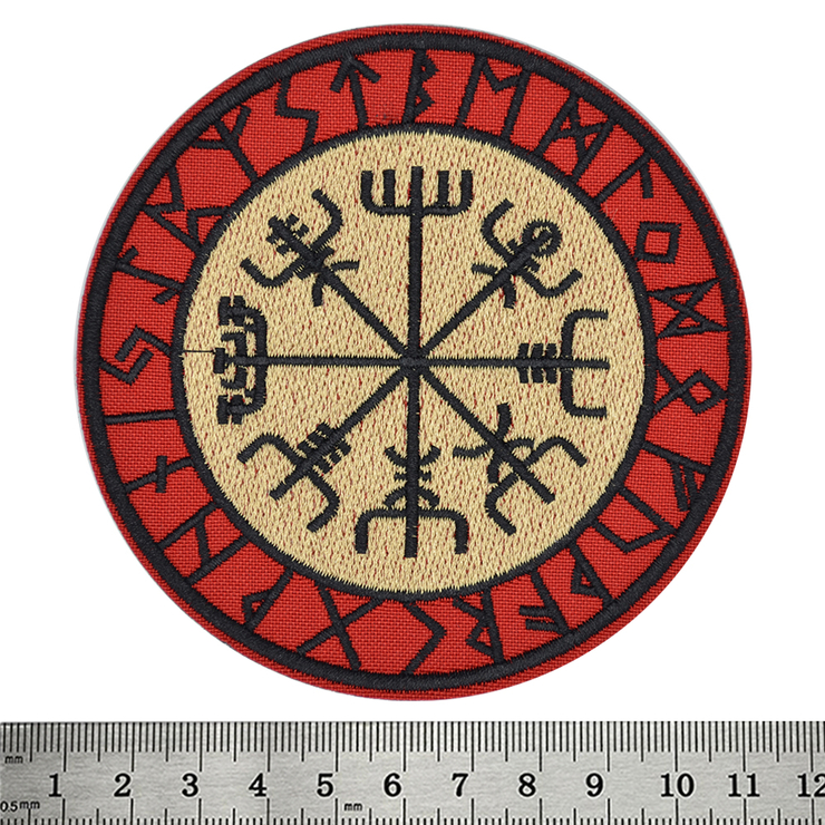 Нашивка Vegvisir (Вегвизир в руническом круге) Нашивка Vegvisir (Вегвизир в руническом круге)