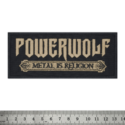 Нашивка Powerwolf "Metal Is Religion"