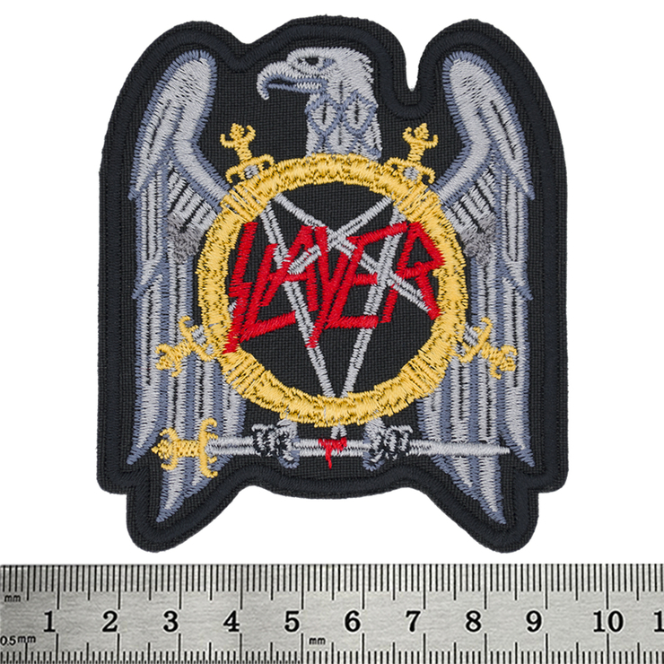 Нашивка Slayer (орел), фигурная вырезанная