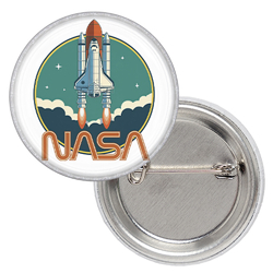 Значок NASA (retro Space Shuttle logo) Значок NASA (retro Space Shuttle logo)