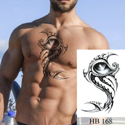 Временная тату Глаз (футуризм) (HB-168, 21x15 см)