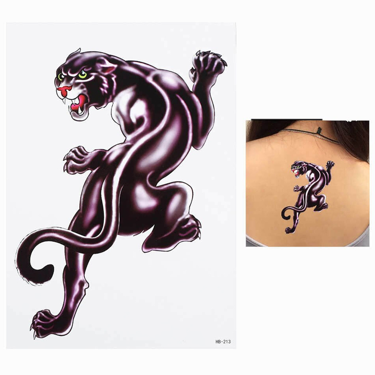 Временная тату Пантера (HB-213, 21x15 см)