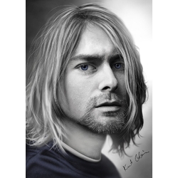 Плакат Nirvana (Kurt Cobain - blue eyes) Плакат Nirvana (Kurt Cobain - blue eyes)