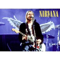 Плакат Nirvana (Kurt with Wings) Плакат Nirvana (Kurt with Wings)