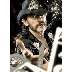 Плакат Motorhead (Lemmy with cards) Плакат Motorhead (Lemmy with cards)