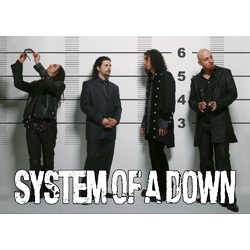 Плакат System of a Down (growth ruler) Плакат System of a Down (growth ruler)