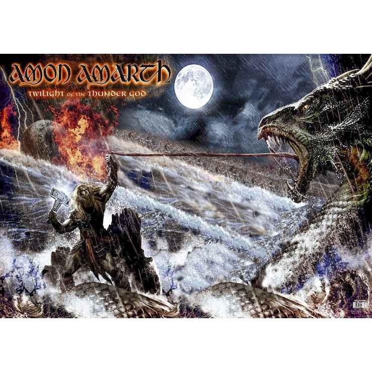 Плакат Amon Amarth "Twilight of the Thunder God"