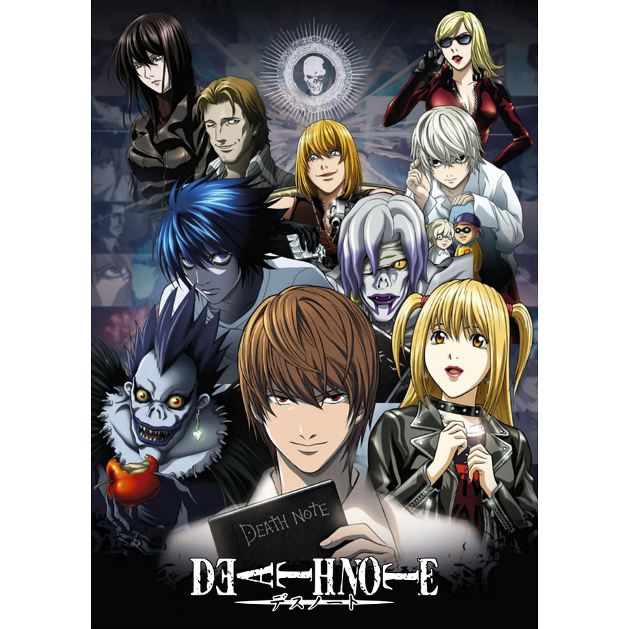 Плакат Death Note (characters) - купить аниме плакат в Киеве, цены в Украине  - интернет-магазин Rockway