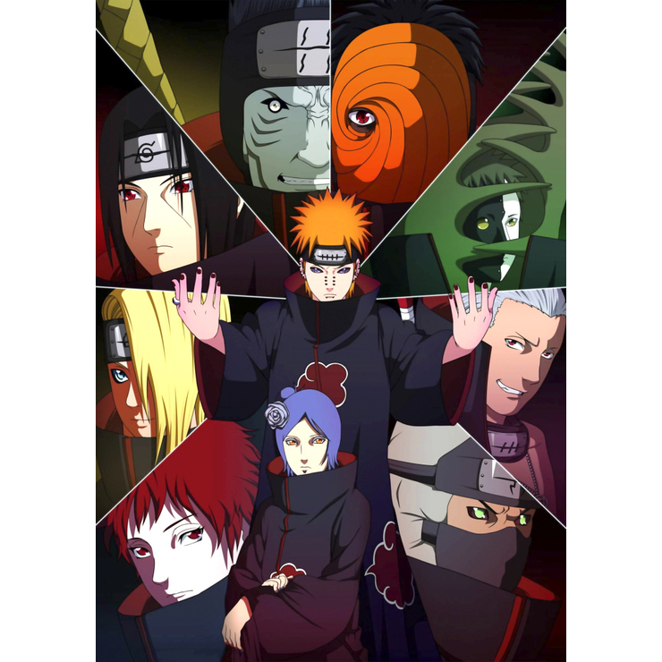 Плакат Naruto (Akatsuki) Плакат Naruto (Akatsuki)