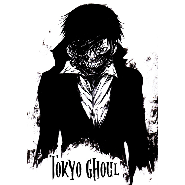 Плакат Tokyo Ghoul (black and white) Плакат Tokyo Ghoul (black and white)