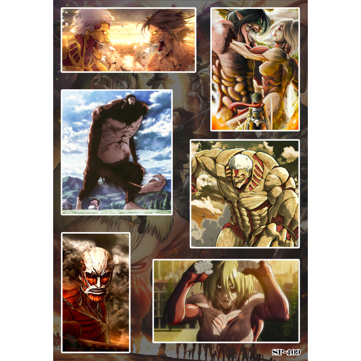 Стикерпак Attack On Titan (Titans) SP-109 Стикерпак Attack On Titan (Titans) SP-109