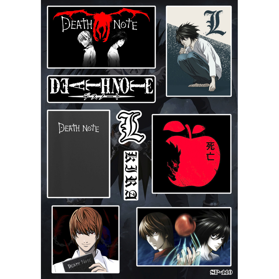 Стикерпак Death Note SP-110 - купить аниме стикеры в Киеве, цены в Украине  - интернет-магазин Rockway