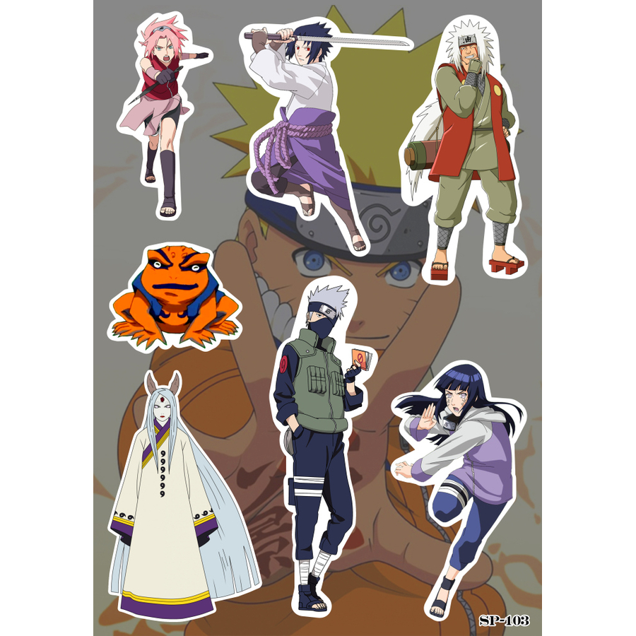 Стикерпак Naruto (characters) SP-103 - купить аниме стикеры в Киеве, цены в  Украине - интернет-магазин Rockway