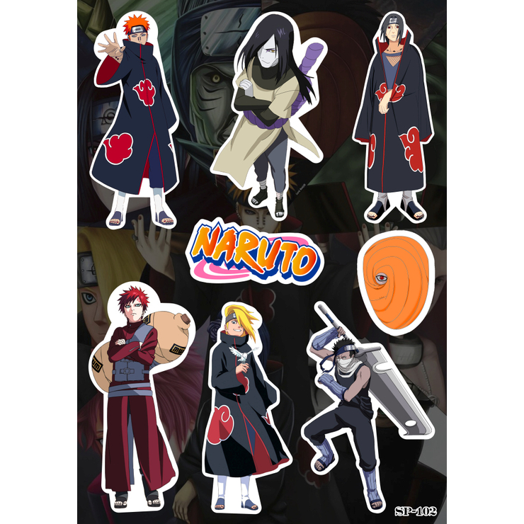 Стикерпак Naruto (villains) SP-102 Стикерпак Naruto (villains) SP-102