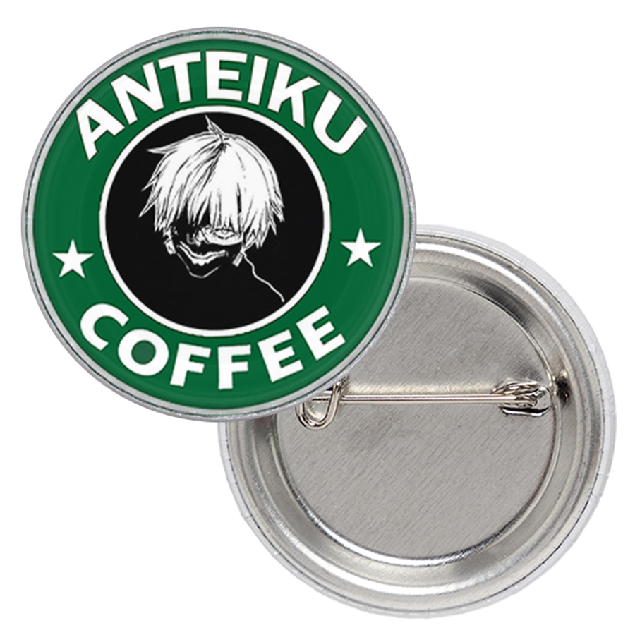 Значок Tokyo Ghoul - Anteiku Coffee (Ken Kaneki) - купить аниме значок в  Киеве, цены в Украине - интернет-магазин Rockway