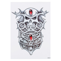 Временная тату Tribal Skull (HB-248, 21x15 см)