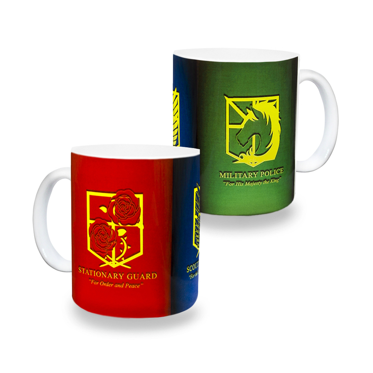 Чашка Attack On Titan (гербы)