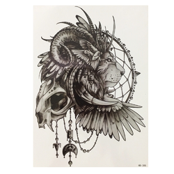 Временная тату Leo shaman (HB-385, 21x15 см)
