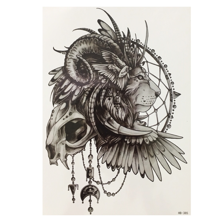 Временная тату Leo shaman (HB-385, 21x15 см) Временная тату Leo shaman (HB-385, 21x15 см)
