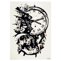 Временная тату Shards of time (HB-390, 21x15 см)