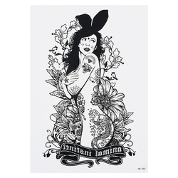 Временная тату Animal Instinct (HB-202, 21x15 см)