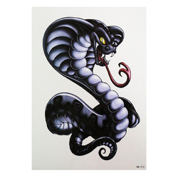 Временная тату Кобра (HB-212, 21x15 см)