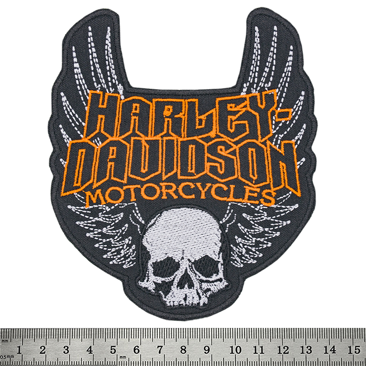 Нашивка Harley-Davidson (skull and wings) Нашивка Harley-Davidson (skull and wings)