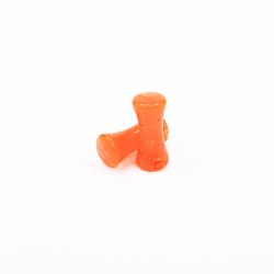 Комплект Плаг акрил оранжевый прозрачный (4 мм, 2 шт.)