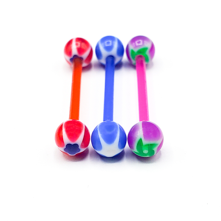 Набір Штанга акрил (3 шт., 3 кольори, довжина 7 мм, 1 мм, шар 3 мм) Набір Штанга акрил (3 шт., 3 кольори, довжина 7 мм, 1 мм, шар 3 мм)