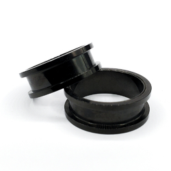 Комплект Тунель чорний титан, 21 мм, 2 шт.