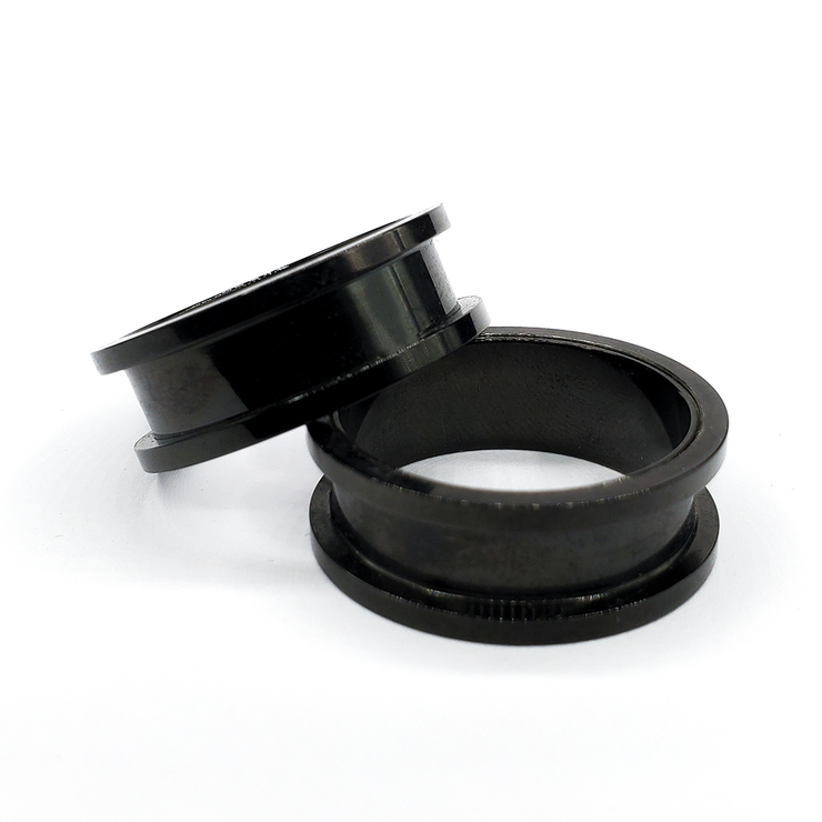 Комплект Тунель чорний титан, 21 мм, 2 шт.