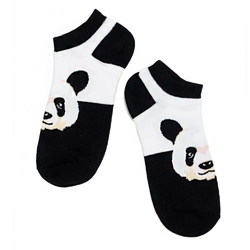 Короткие носки Panda Black and white (р.36-43)