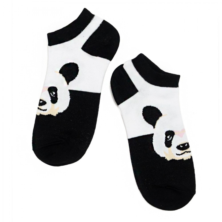 Короткие носки Panda Black and white (р.36-43)